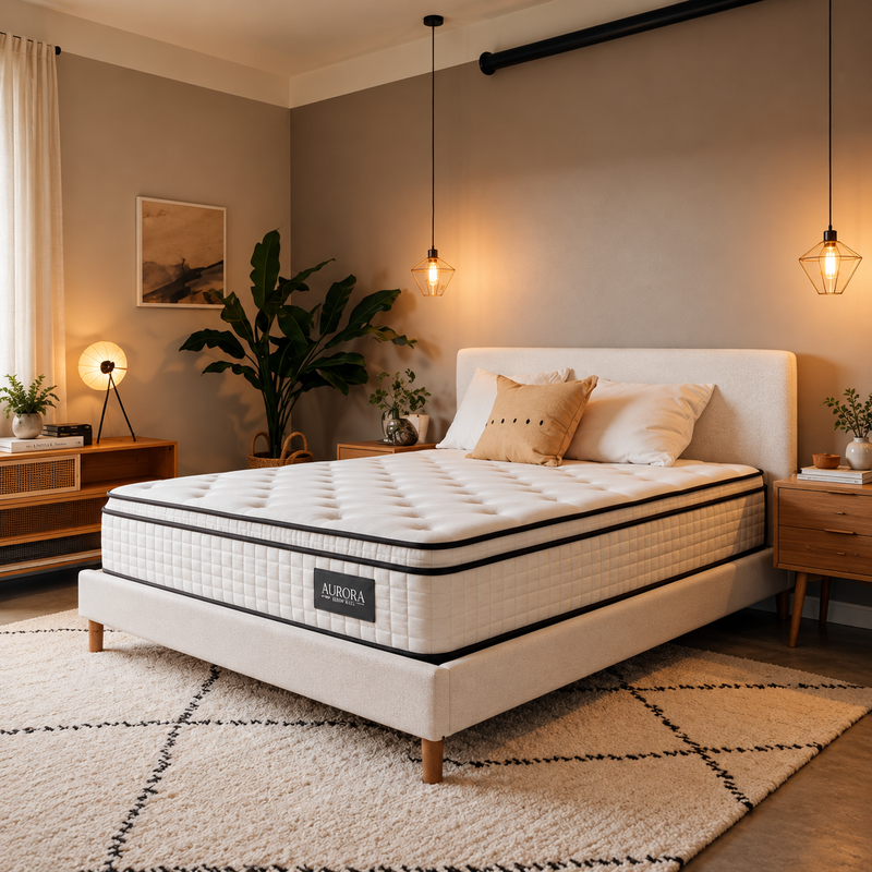 Cozy Aurora Mattress Bedroom Retreat