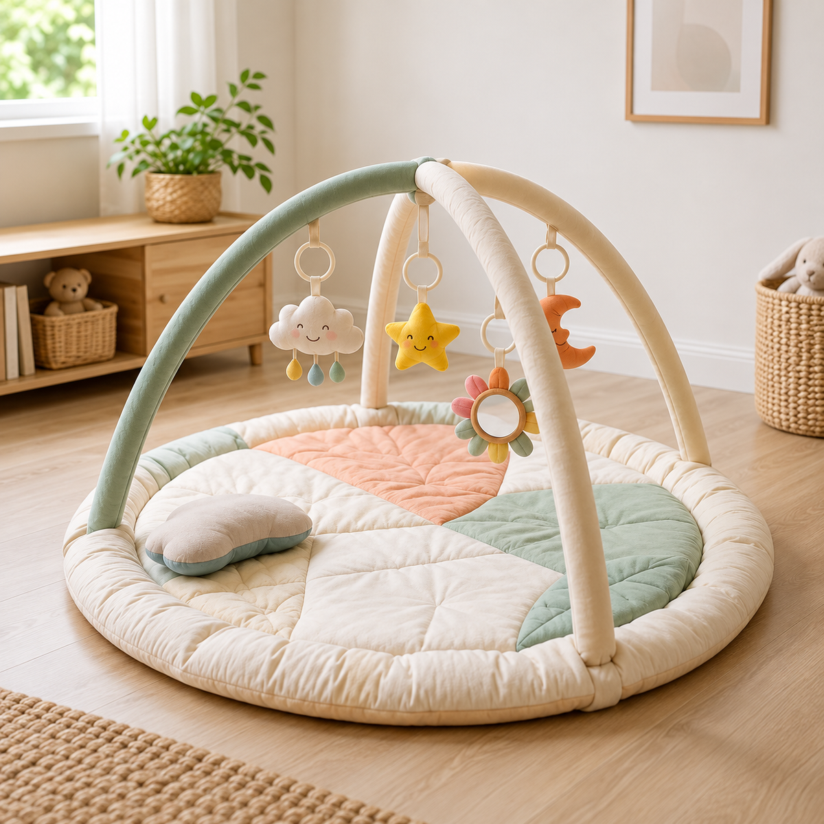 Cozy Scandinavian Baby Play Gym