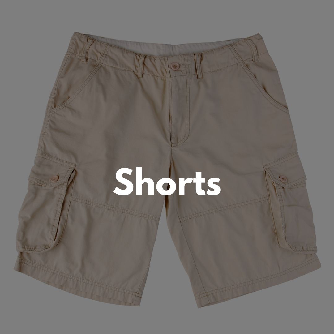 Men’s casual shorts in a variety of colors and comfortable designs.