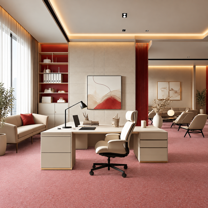 Luxurious Minimalist Executive Office