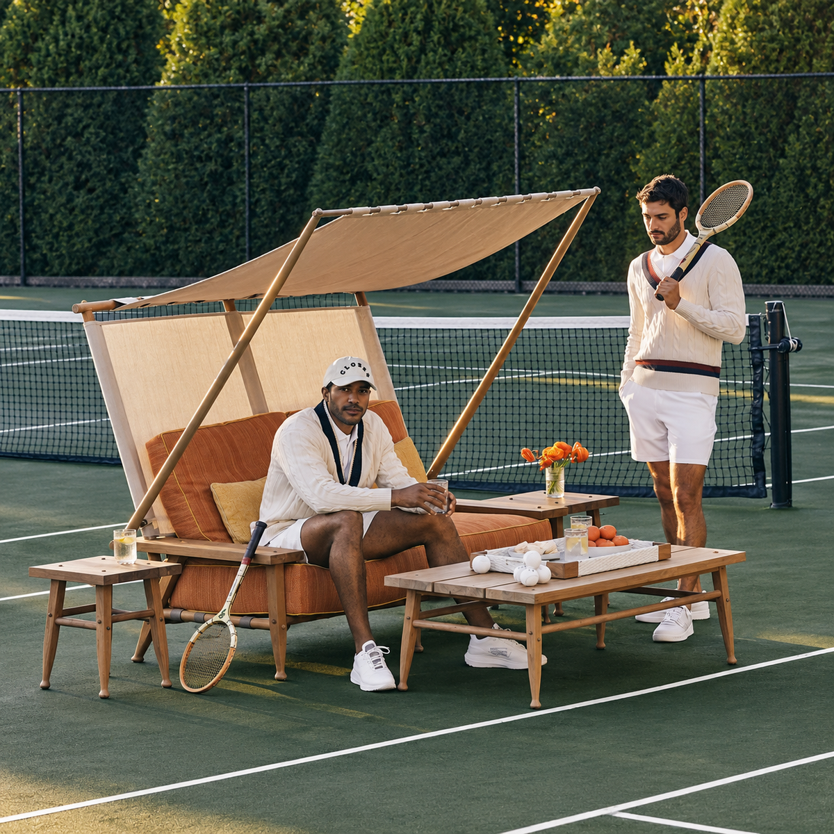 Luxury Tennis Club Afternoon