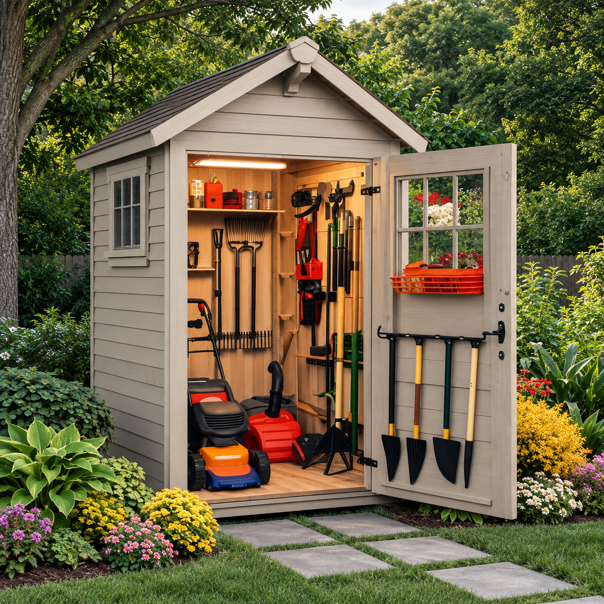 Open Garden Shed in Bloom