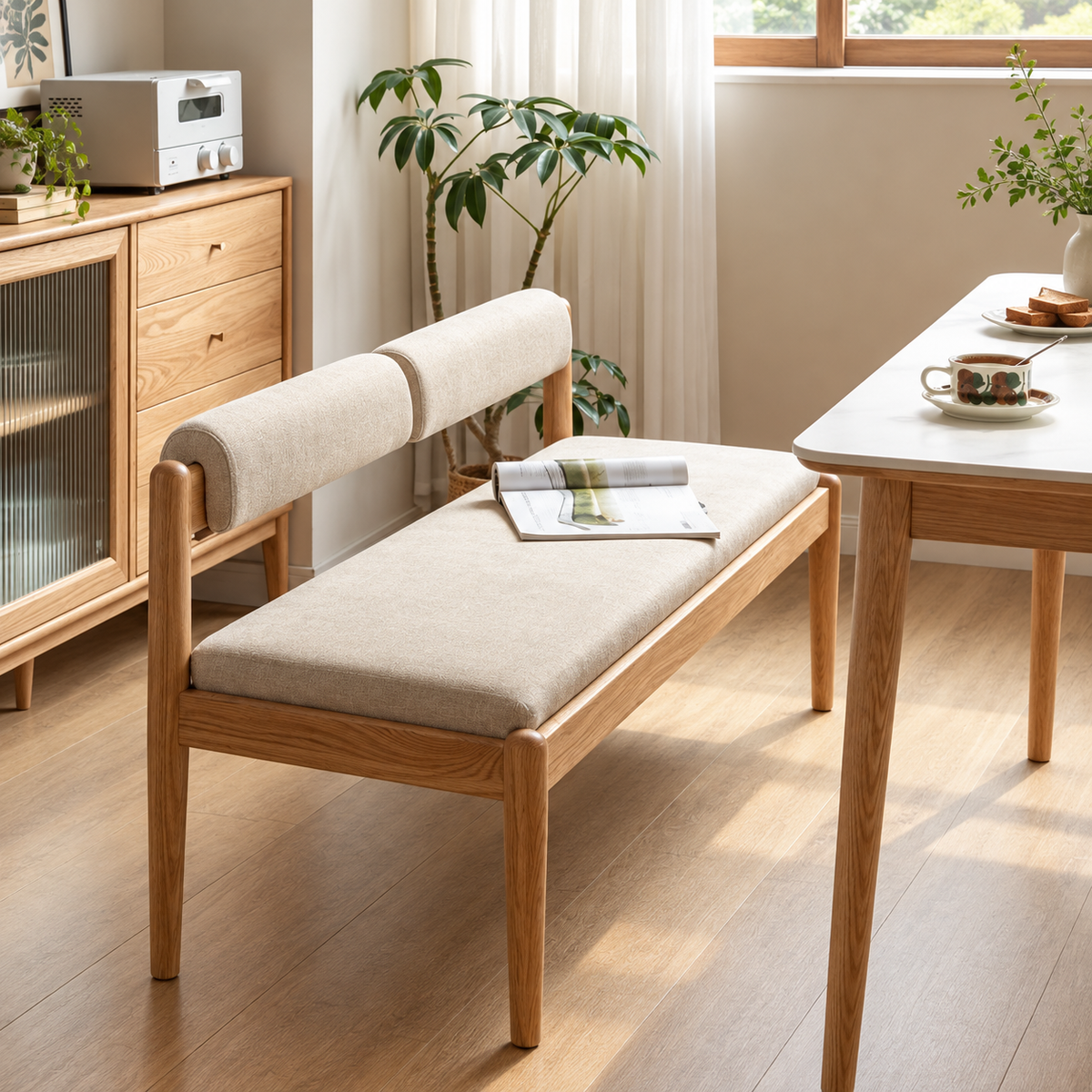 Sunlit Scandinavian Dining Nook