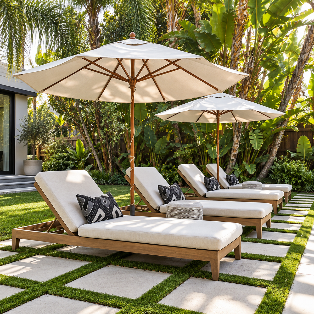 Tropical Garden Lounge Retreat