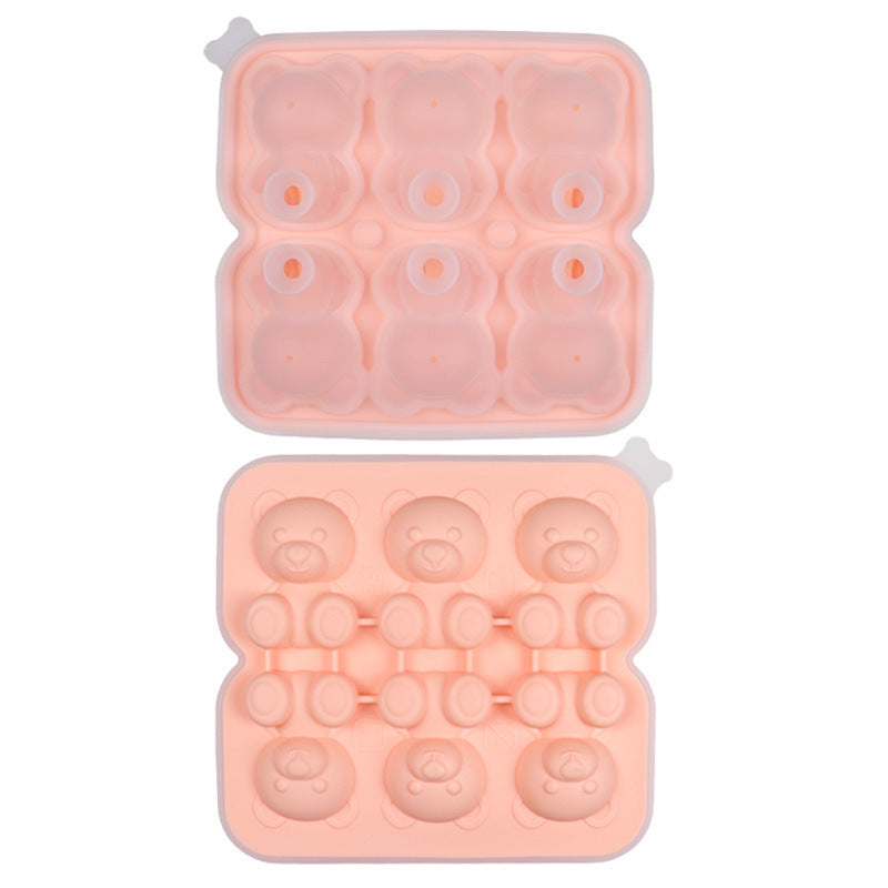 Bear Ice Cube Molded Silicone Ice Tray - Eloy Royal