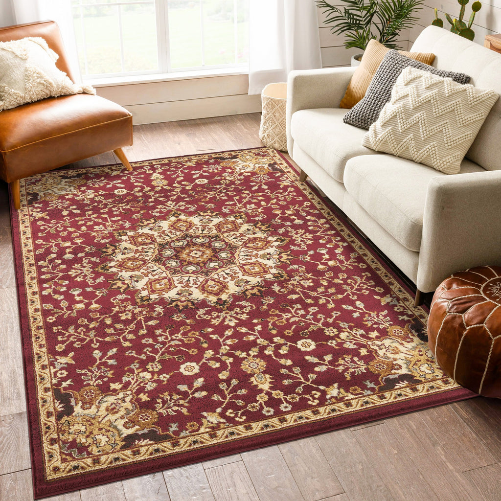 Classic GC_VIN5015 Red 7 ft. 10 in. x 10 ft. 3 in. Area Rug