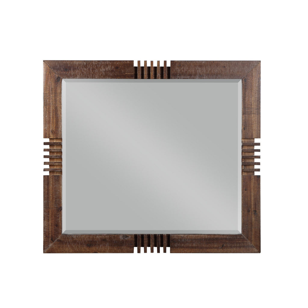 Andria Reclaimed Oak Finish Mirror