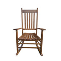 BALCONY PORCH Adult Rocking Chair Brown Solid Wood