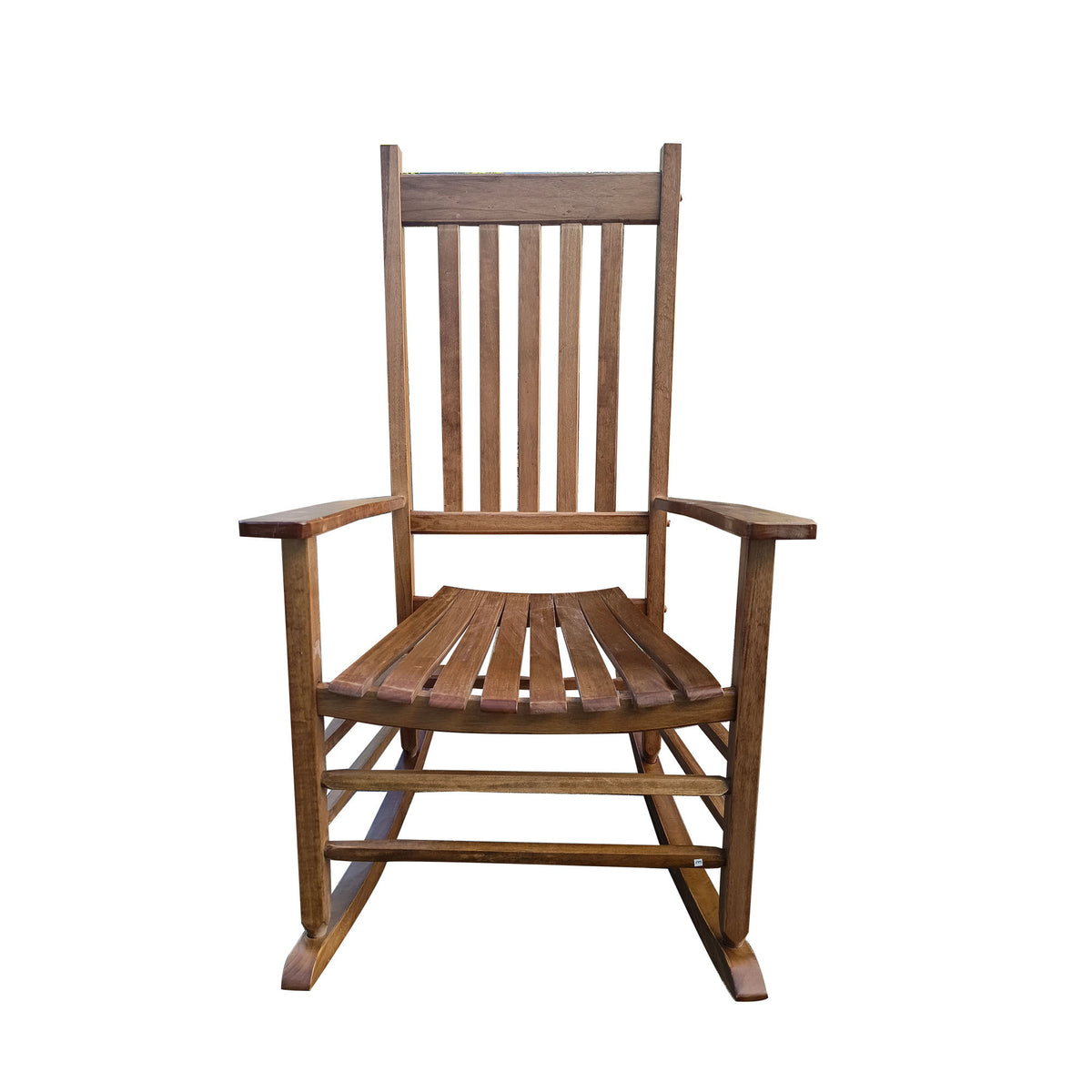 BALCONY PORCH Adult Rocking Chair Brown Solid Wood
