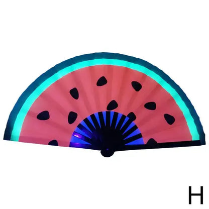 UV Fluorescent Folding Fan - Eloy Royal