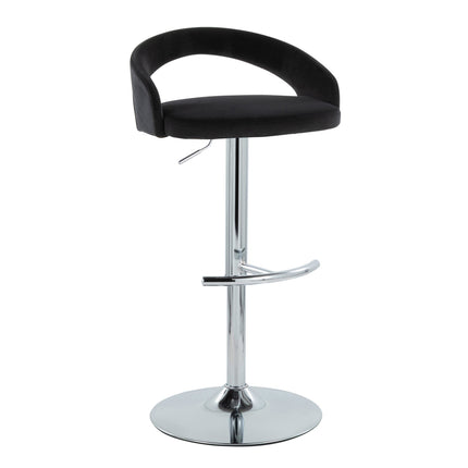 Upholstered Adjustable Barstool