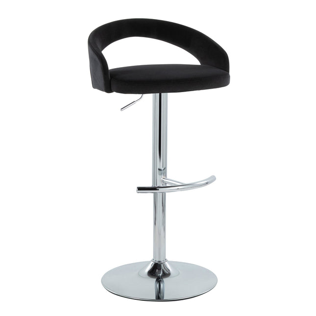 Upholstered Adjustable Barstool
