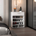 Shoe Rack, 1 Door, 4 Legs, 5 Shelves