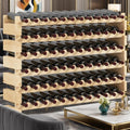 Wine Rack Stackable Wine Rack, Modular Storage Shelves