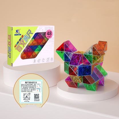 Glass Rubik's Snake Full Set Detachable Toys