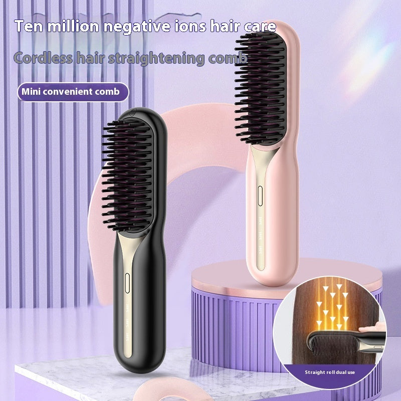 Home Straight Comb Wireless Charging Hair Straighteners