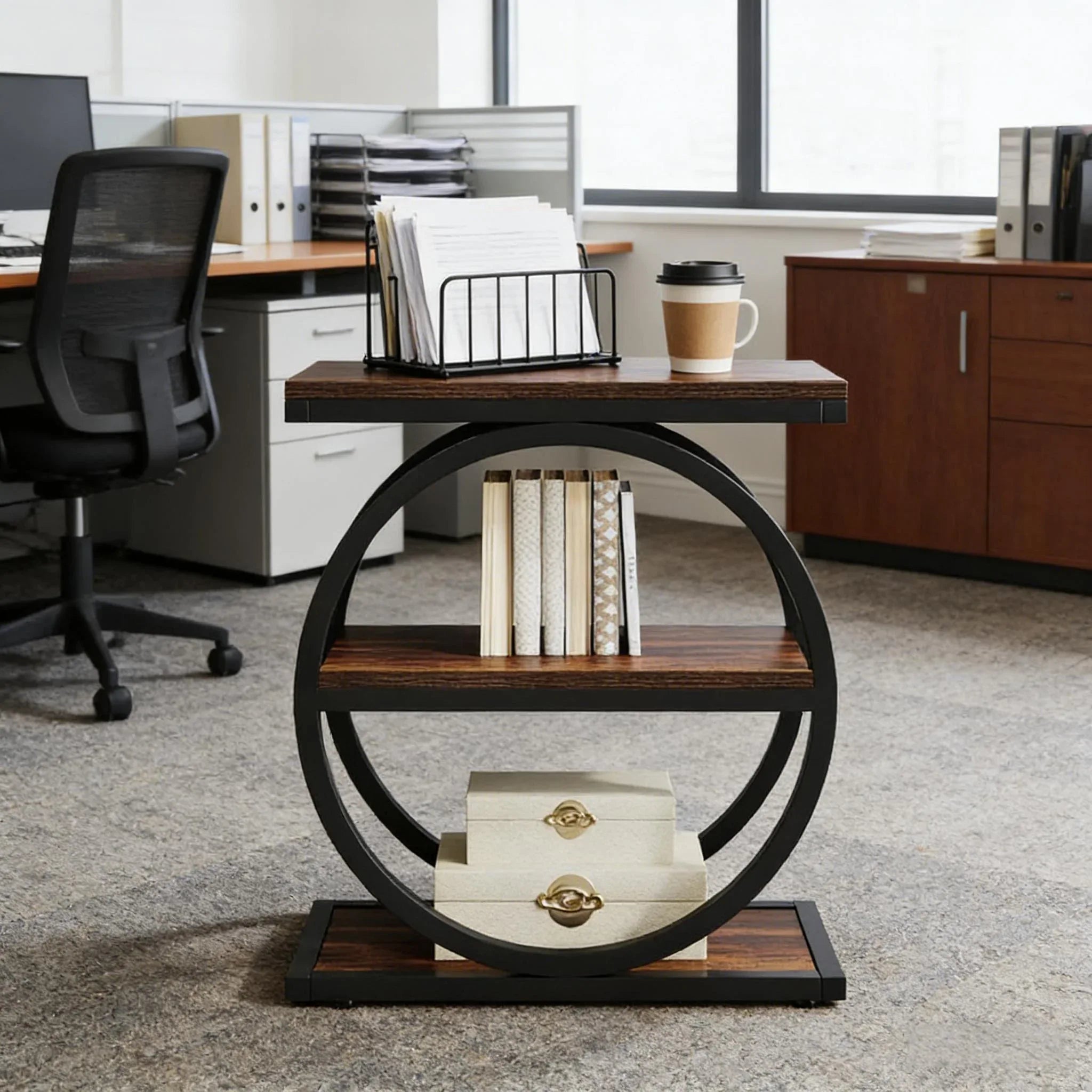 3-Tier Sofa Side Table,Modern End Table - Eloy Royal