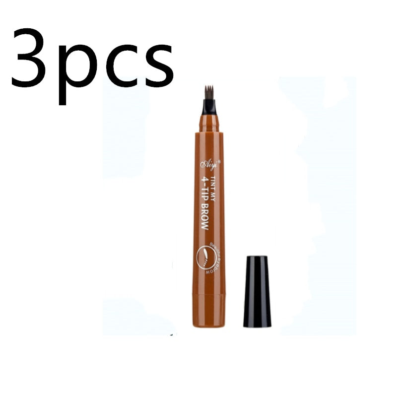 Four-Forked Water Eyebrow Pencil Four-Head Eyebrow Pencil