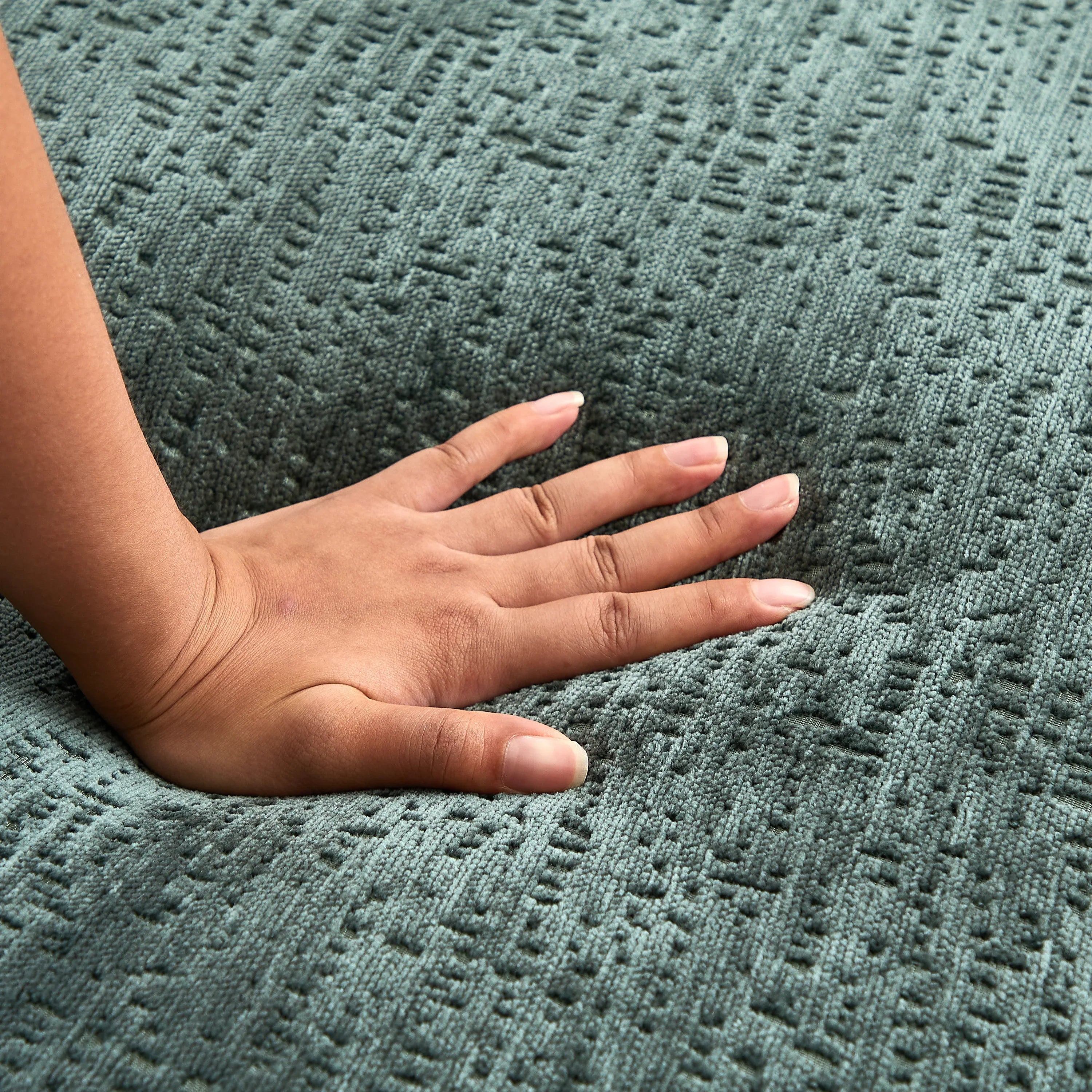 55'L Chenille Sponge single sofa,No Assembly Required,Fluffy Modern Sleeper Chair for Living room, Bedroom, Lounge and Projection Room(Not a swivel chair.) - Eloy Royal