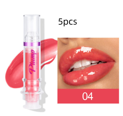 New Tube Lip Rich Lip Color Slightly Spicy Lip Honey Lip Glass Mirror Face Lip Mirror Liquid Lipstick - Eloy Royal