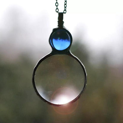 New Mother's Day Magnifying Glass Pendant Necklace - Eloy Royal