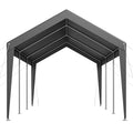 Carport Car Canopy 10 x 20 FT Heavy Duty Portable Car Garage Shelter Tent Grey