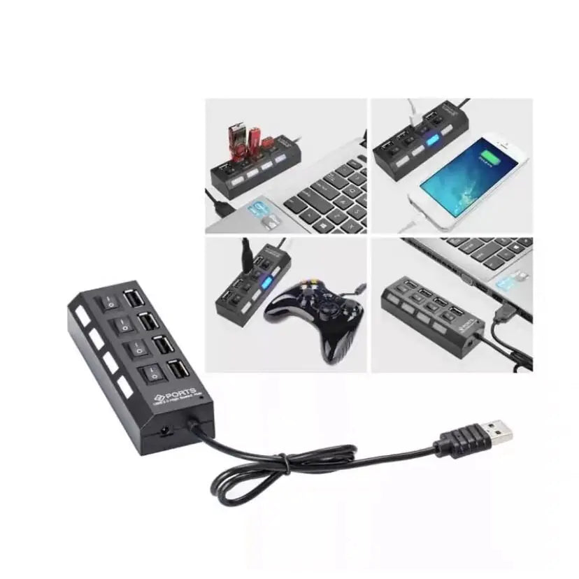 4 Slot USB Hub 2.0 - Eloy Royal