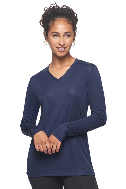 Women's DriMax™ V-Neck Long Sleeve Tech Tee