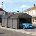 Outdoor Heavy Duty Garage Car Canopy,Metal Carport