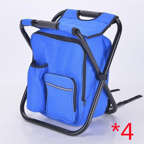 Multifunction Outdoor Folding Chair Ice Cooler Picnic Bags Camping Fishing Stool Backpacking Hunting Rest Chair - Eloy Royal