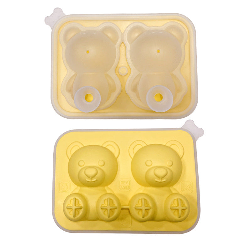 Bear Ice Cube Molded Silicone Ice Tray - Eloy Royal