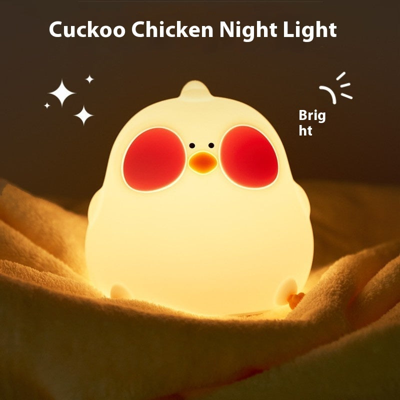 Cool Chicken Silicone Night Lamp Creative RGB Colorful Remote Control Night Light - Eloy Royal