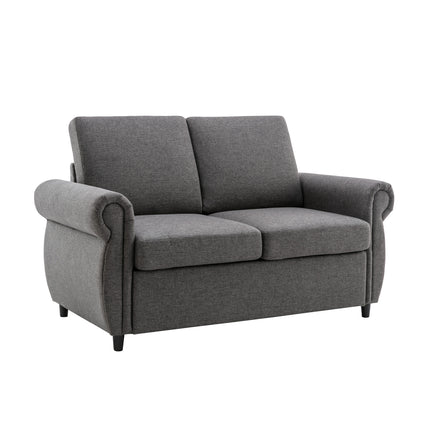 Orisfur Pull Out Sofa Bed Loveseat Sleeper with Twin Size Memory Mattress