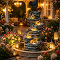 Cascading Waterfall Design Waterfall Fountain,Outdoor Waterfall Fountain,Tall Waterfall Fountain