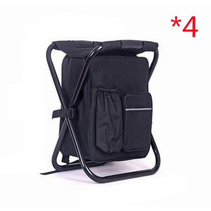 Multifunction Outdoor Folding Chair Ice Cooler Picnic Bags Camping Fishing Stool Backpacking Hunting Rest Chair - Eloy Royal