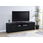 Sloat Black 2-door TV Stand Media Console