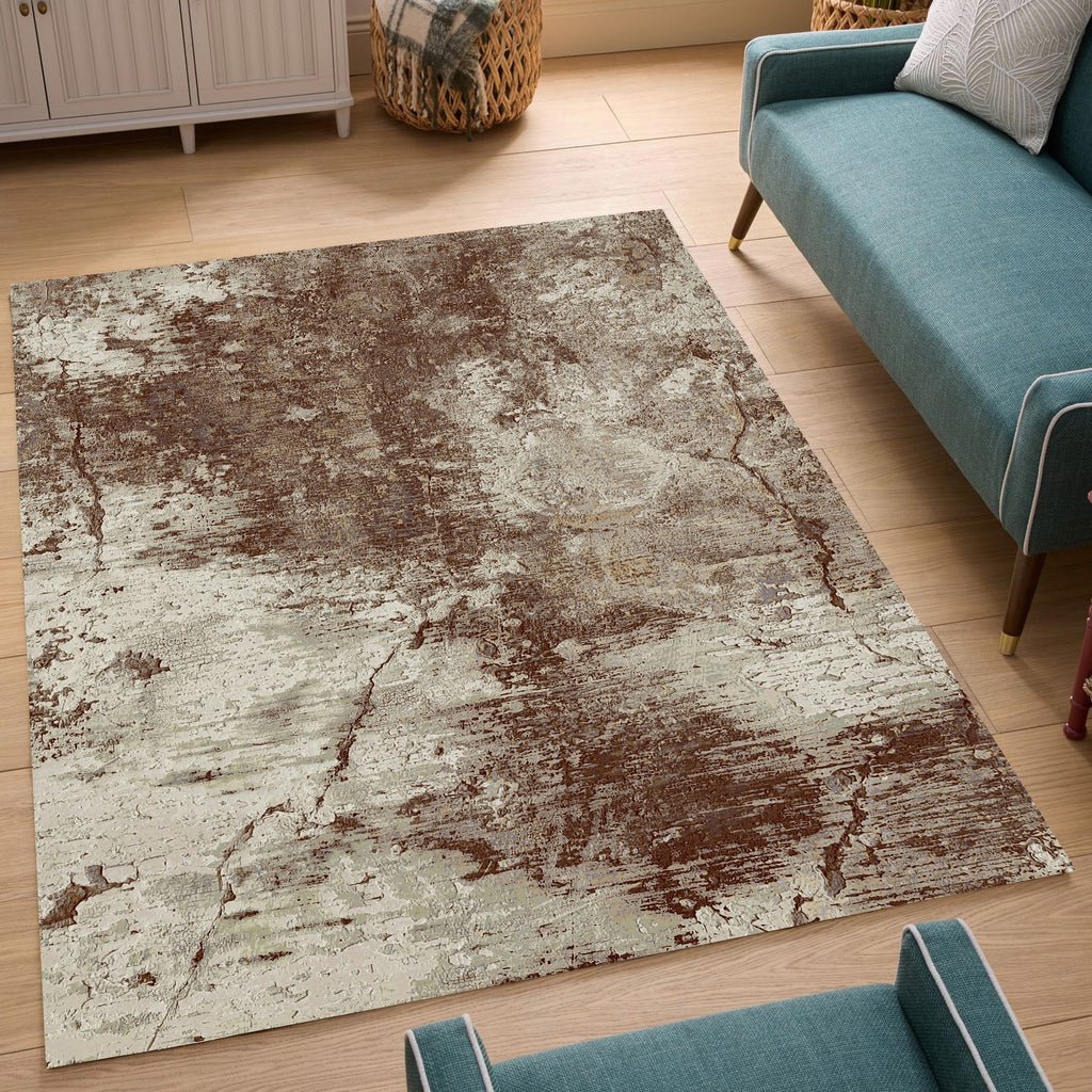 Artistic GC_TRE8017 Taupe 5 ft. 3 in. x 7 ft. 3 in. Area Rug