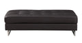 Global United Genuine Leather Ottoman