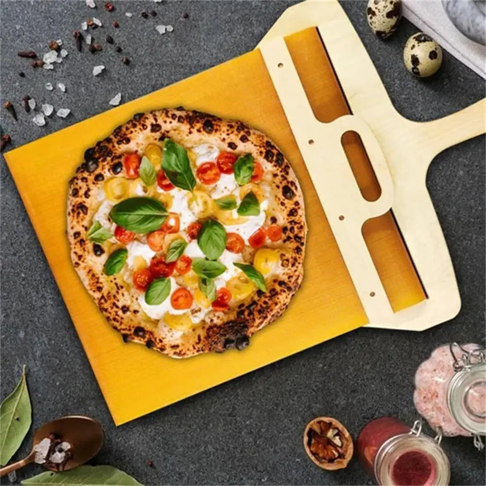 Kitchen Gadgets Sliding Pizza Shovel Non Stick Pizza Smooth Cutting Board Storage Transfer Board Kitchen Baking Tool - Eloy Royal