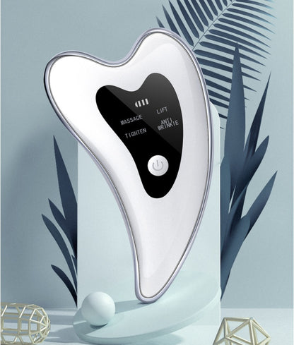 Electric USB Rechargeable Facial Scraping Body Guasha Massager Wrinkle Remover Board Scraping Scraper Tool Body Massage