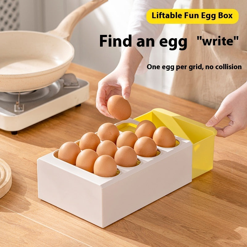 Household Kitchen Drawer-styled Fresh-keeping Egg Storage Box - Eloy Royal