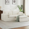 Loveseat Sofa, Cloud Boneless Couches for Living Room, Modern Modular Sectional Sofa, Oversized