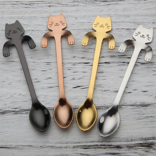 Stainless Steel Cat Teaspoon - Eloy Royal