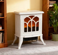 Freestanding Fireplace Stove,Electric Fireplace Heater with Realistic Logs and Flame Effect