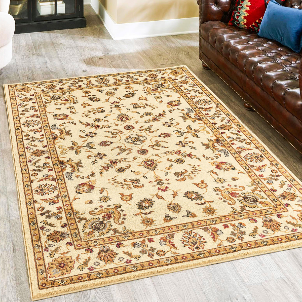Classic GC_VIN5005 Cream 7 ft. 10 in. x 10 ft. 3 in. Area Rug