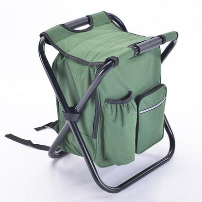 Multifunction Outdoor Folding Chair Ice Cooler Picnic Bags Camping Fishing Stool Backpacking Hunting Rest Chair - Eloy Royal