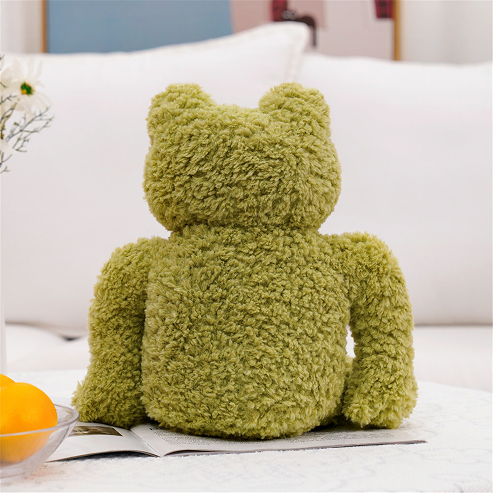 Hairy Muscle Frog Plush Toy Simulation Doll For Children