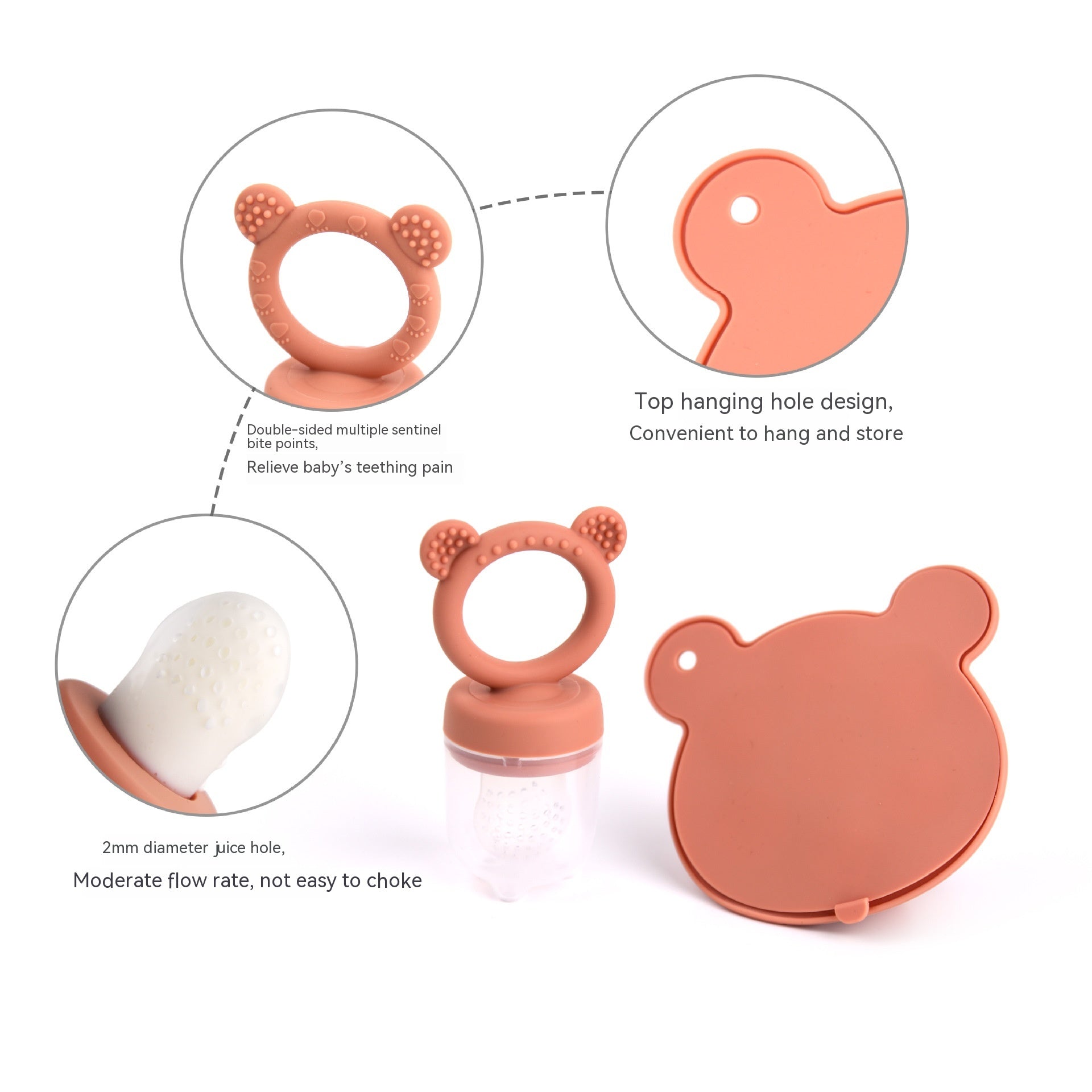 Household Bear Ice Tray Happy Bite Silicon Suit - Eloy Royal