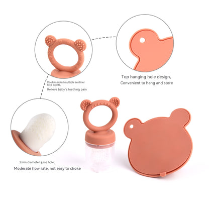 Household Bear Ice Tray Happy Bite Silicon Suit - Eloy Royal