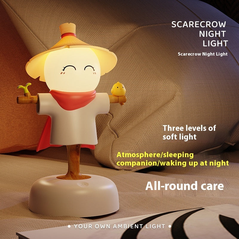 Scarecrow Small Night Lamp USB Home Bedroom Sleeping Ambience Light - Eloy Royal